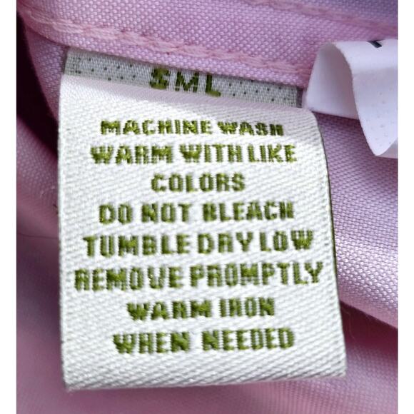 ORVIS Women's Size 8 Wrinkle Free Pink Long Sleeve Button Up Cotton Shirt - Picture 6 of 8